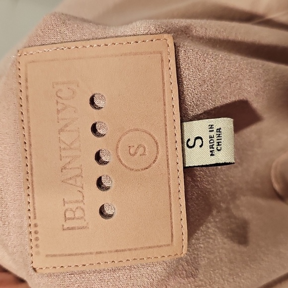 Blank NYC Think Pretty Faux Suede Shacket Sz S in Dusty Rose NWOT MSRP $98 - Picture 11 of 13